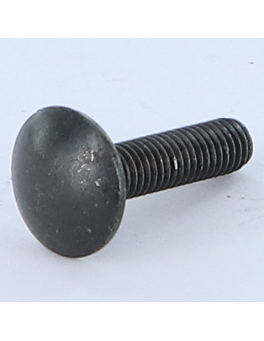 1 x Vognbolt M5X20 Fuld trÃ¥d sort galvaniseret