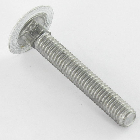 1 x Vognbolt M7X65 trin 100 Fuld trÃ¥d Aluminium RAL9016 trafik hvid 30%