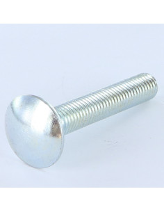 Vognbolt M12X35 Fuld trÃ¥d elforzinket stål