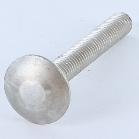 1 x Vognbolt M6X35 Fuld trÃ¥d Aluminium