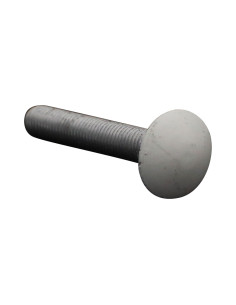 Vognbolt M7X45 trin 100 Aluminium Fuld trÃ¥d RAL9010 ren...