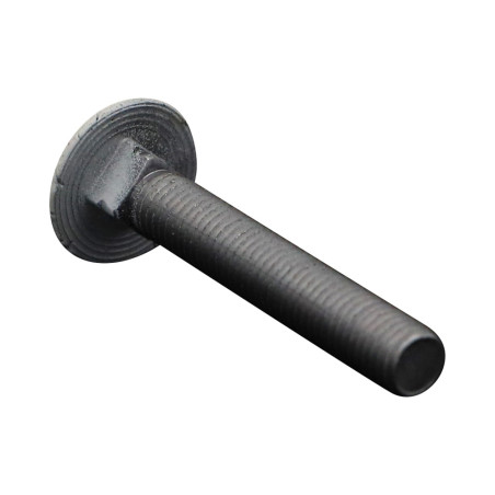 1 x Vognbolt M7X45 trin 100 Aluminium Fuld trÃ¥d RAL9010 ren hvid 30%B