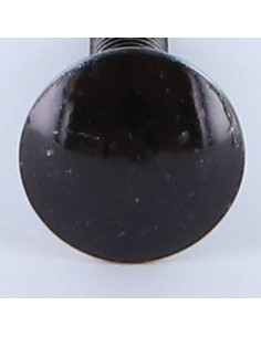 Vognbolt M5X40 Fuld trÃ¥d sort galvaniseret 2