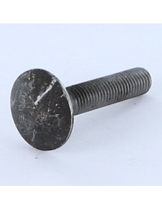 Vognbolt M8X45 Fuld trÃ¥d Rå stål
