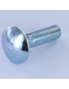 Vognbolt M16X60 Fuld trÃ¥d elforzinket stål