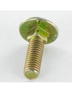 Vognbolt M8X70 Fuld trÃ¥d gul zink 2