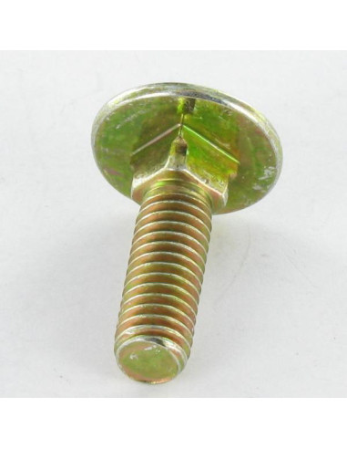 1 x Vognbolt M8X70 Fuld trÃ¥d gul zink