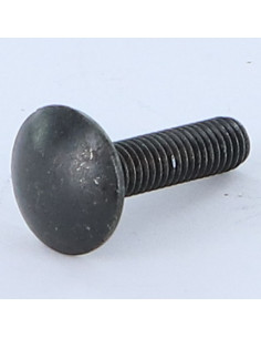 Vognbolt M8X20 Fuld trÃ¥d sort galvaniseret