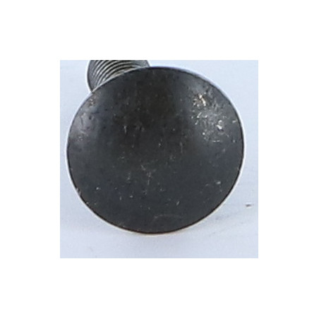 1 x Vognbolt M8X20 Fuld trÃ¥d sort galvaniseret
