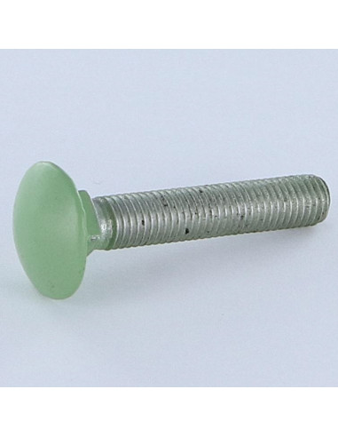 1 x Vognbolt M7X45 trin 100 Aluminium Fuld...