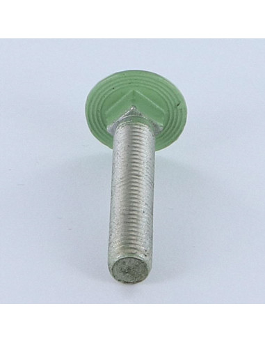 1 x Vognbolt M7X45 trin 100 Aluminium Fuld...