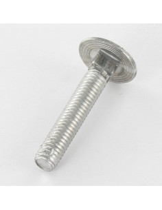 Vognbolt M5X45 Fuld trÃ¥d elforzinket stål 2