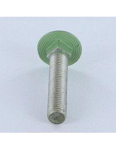 Vognbolt M7X40 trin 100 Fuld trÃ¥d Aluminium RAL6021 bleg... 2