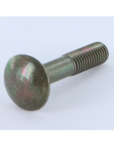 Vognbolt M8X40 Fuld trÃ¥d bronze stål