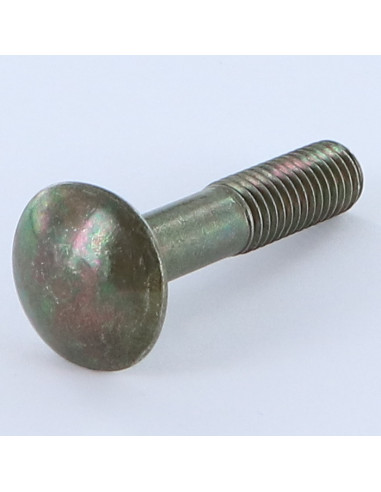 1 x Vognbolt M8X40 Fuld trÃ¥d bronze stål
