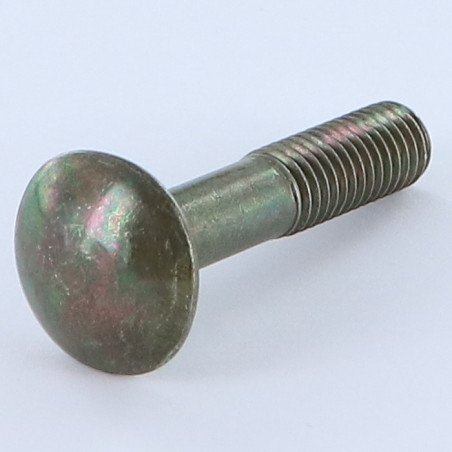 1 x Vognbolt M8X40 Fuld trÃ¥d bronze stål