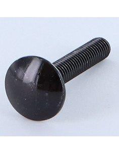Vognbolt M6X50 Fuld trÃ¥d sort galvaniseret