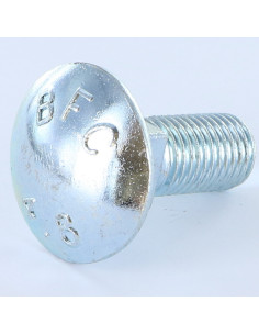 Vognbolt M16X50 Gevind 50 Klasse 8.8 elforzinket stål...