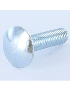 Vognbolt M10X20 Fuld trÃ¥d elforzinket stål