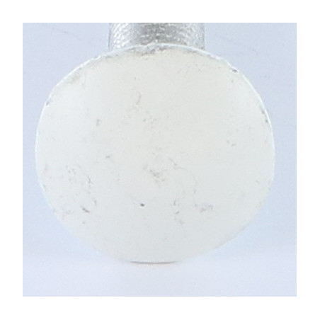 1 x Vognbolt M7X40 trin 100 Fuld trÃ¥d Aluminium RAL9016 trafik hvid 80%B