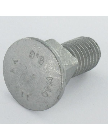 1 x Vognbolt M10X25 Gevind 14 Firkants tykkelse...