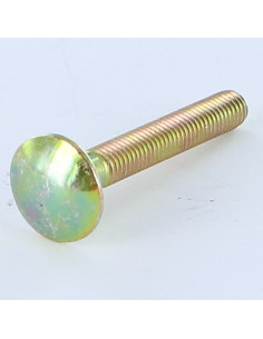 Vognbolt M8X35 Fuld trÃ¥d gul zink