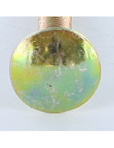 Vognbolt M8X35 Fuld trÃ¥d gul zink 2