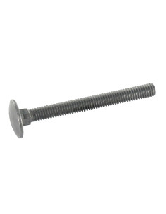 Vognbolt M8X130 Fuld trÃ¥d Rå stål