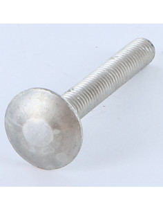 Vognbolt M6X40 Fuld trÃ¥d Aluminium
