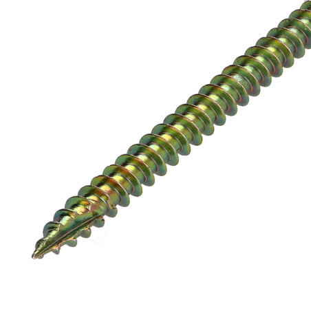 1 x TEKOR skruer trØ og spØnplader forsænket hoved med takker 6X140 Gevind 70 T30 ZBCR3+ spids anti-kløvning type 17