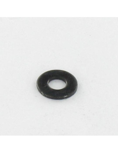 1 x Skiver flad M3X8X0.8 M Rustfrit stål A2 Sort