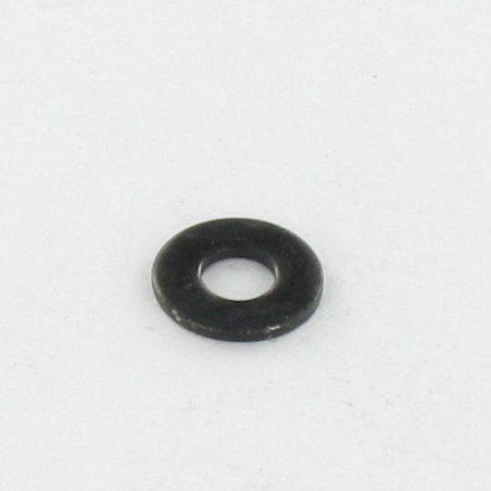 1 x Skiver flad M3X8X0.8 M Rustfrit stål A2 Sort
