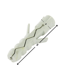 Plug Nylon 8X40 uden krave 2