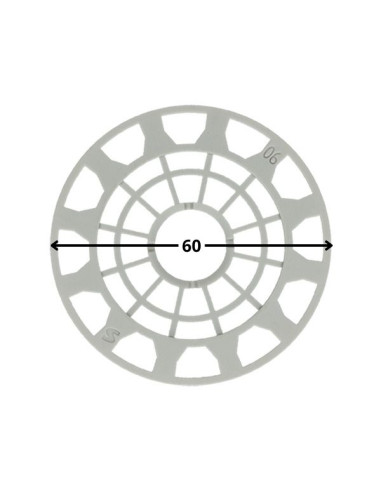 1 x Skiver D ISOLERING diameter 60 for Skrue af 6