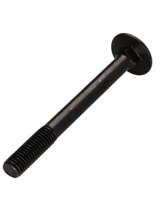 Vognbolt M6X45 delvis gevind sort galvaniseret 2