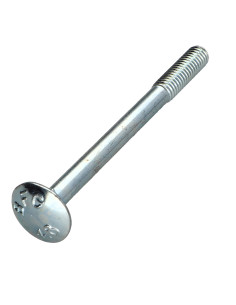 Vognbolt M6X70 delvis gevind elforzinket stål