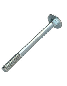Vognbolt M6X70 delvis gevind elforzinket stål 2