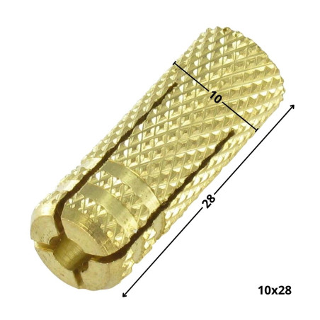 1 x Plug Messing 10X28 M8