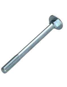 Vognbolt M6X70 delvis gevind Klasse 8.8 elforzinket stål 2