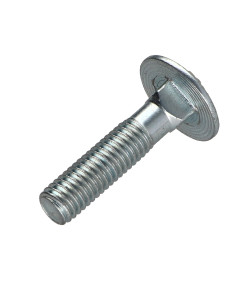 Vognbolt M8X35 delvis gevind Klasse 8.8 elforzinket stål 2