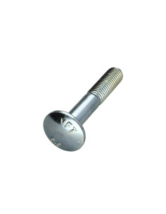 Vognbolt M6X65 delvis gevind elforzinket stål