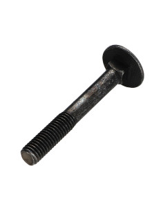 Vognbolt M8X60 Gevind 22 delvis gevind sort galvaniseret 2