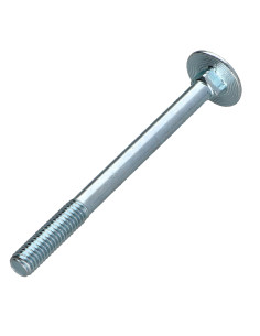 Vognbolt M5X60 delvis gevind elforzinket stål 2
