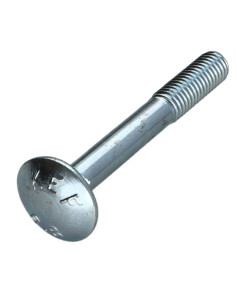Vognbolt M10X155 delvis gevind elforzinket stål