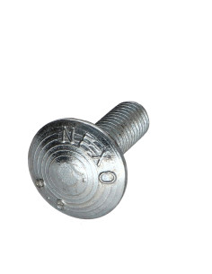 Vognbolt M10X30 delvis gevind Klasse 8.8 elforzinket stål