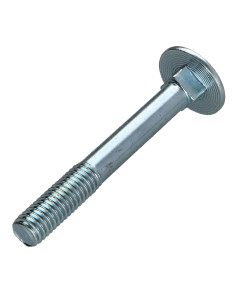 Vognbolt M8X60 Gevind 22 delvis gevind elforzinket stål 2