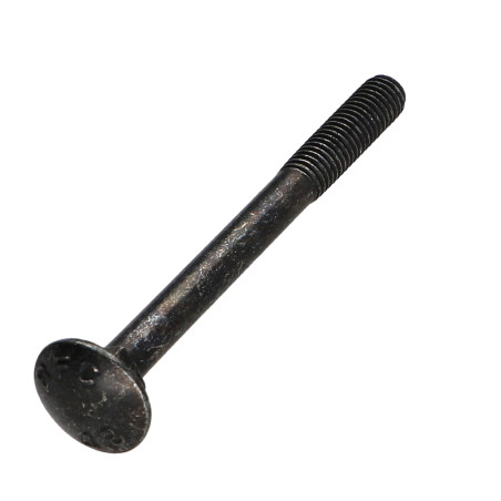 1 x Vognbolt M5X55 delvis gevind sort galvaniseret