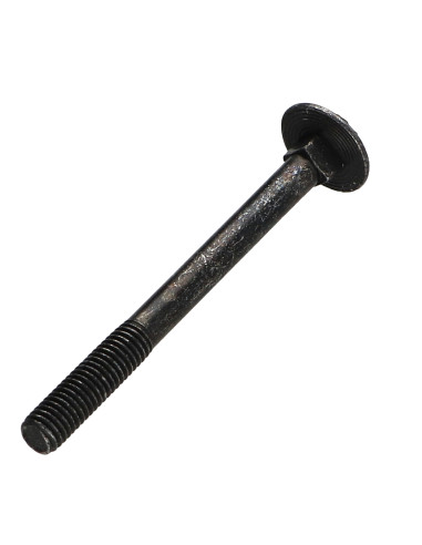 1 x Vognbolt M5X55 delvis gevind sort galvaniseret