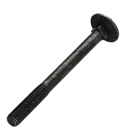 1 x Vognbolt M5X55 delvis gevind sort galvaniseret