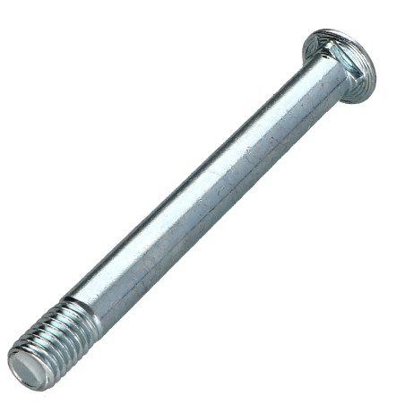 1 x Vognbolt M10X94 Gevind 14 delvis gevind K&C.B Firkants tykkelse 2,5 elforzinket stål